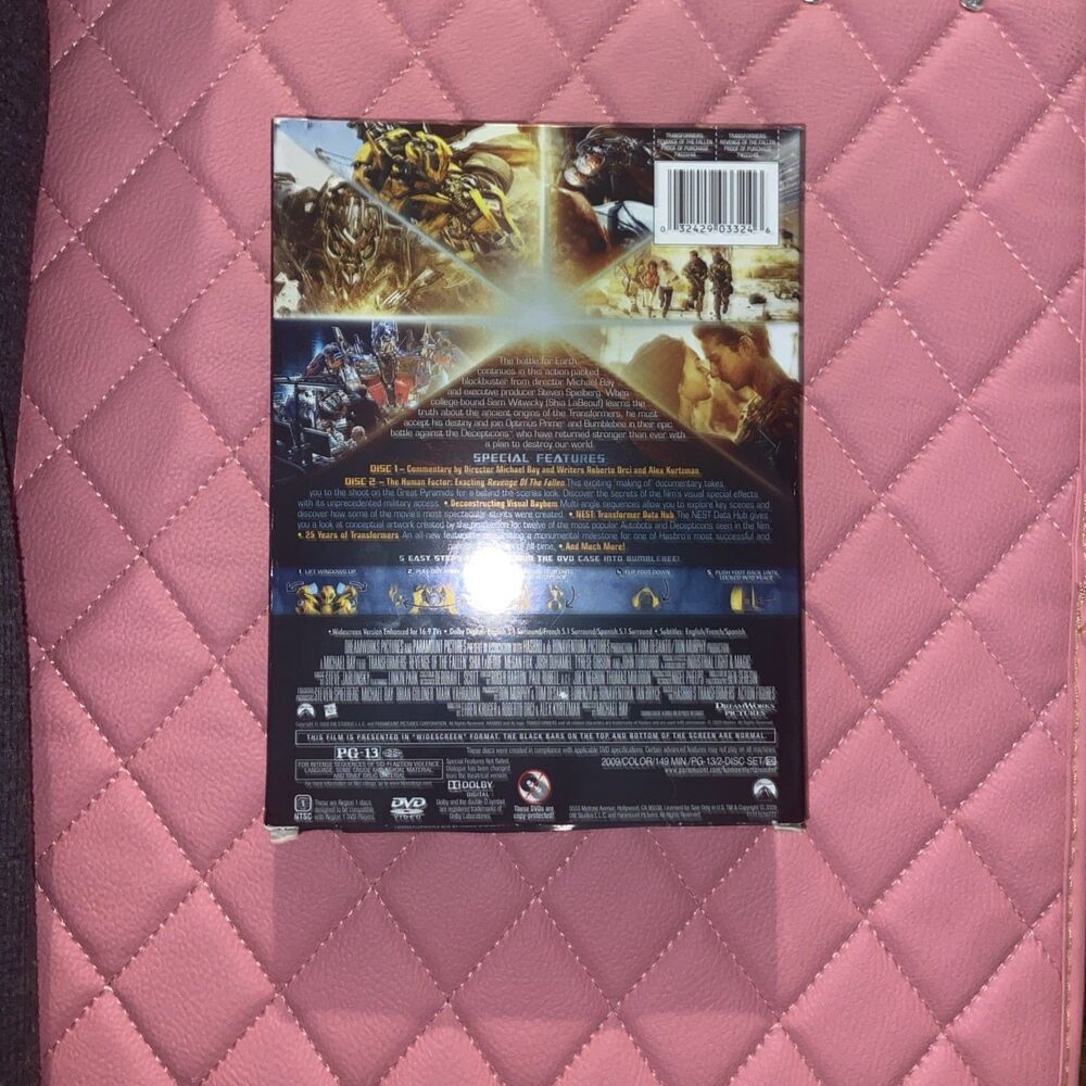 Bumblebee Collectors Case Transformers Revenge of the Fallen DVD Special Edition - Picture 3 of 5